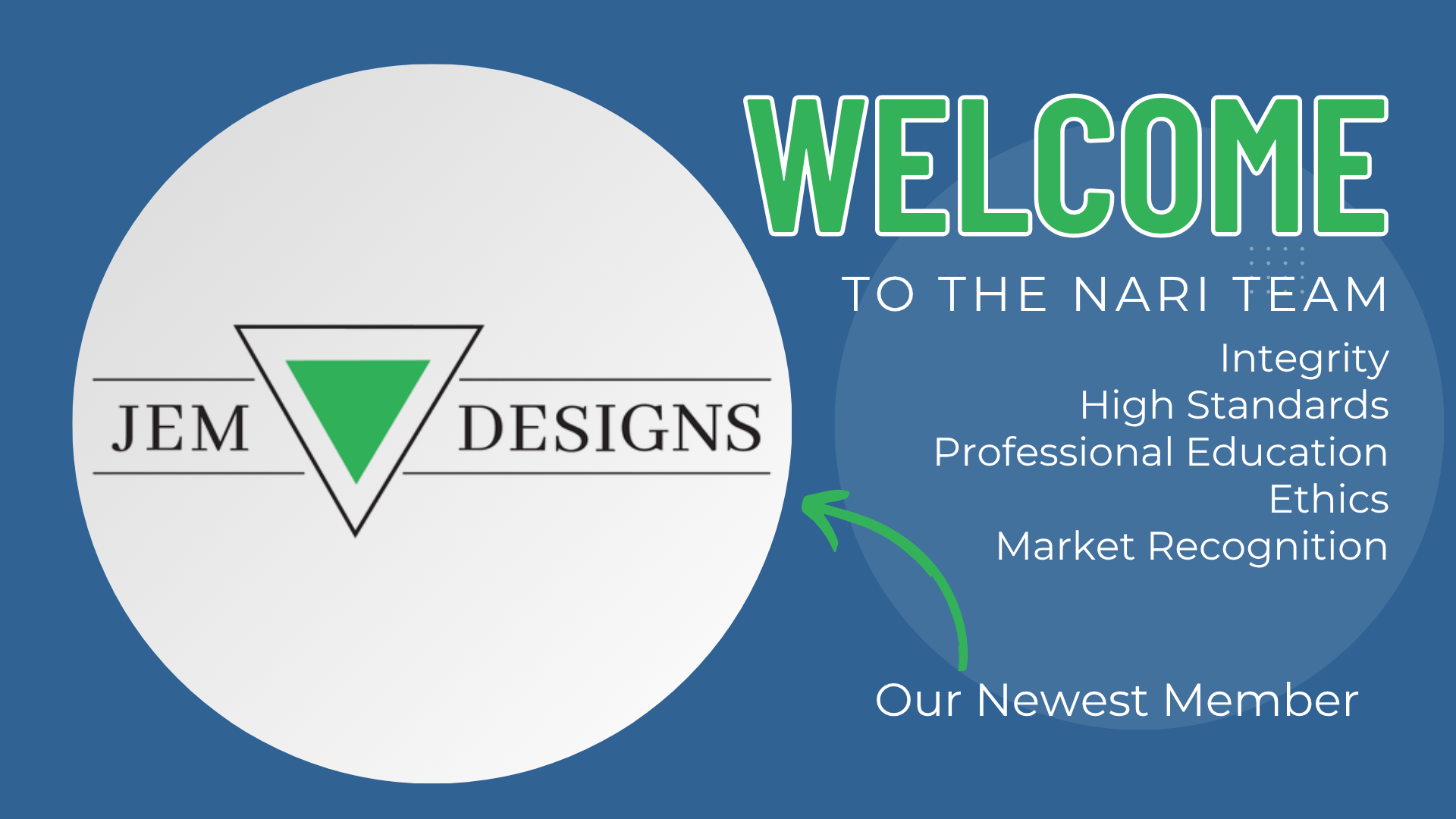Welcome to NARI, JEM Designs!