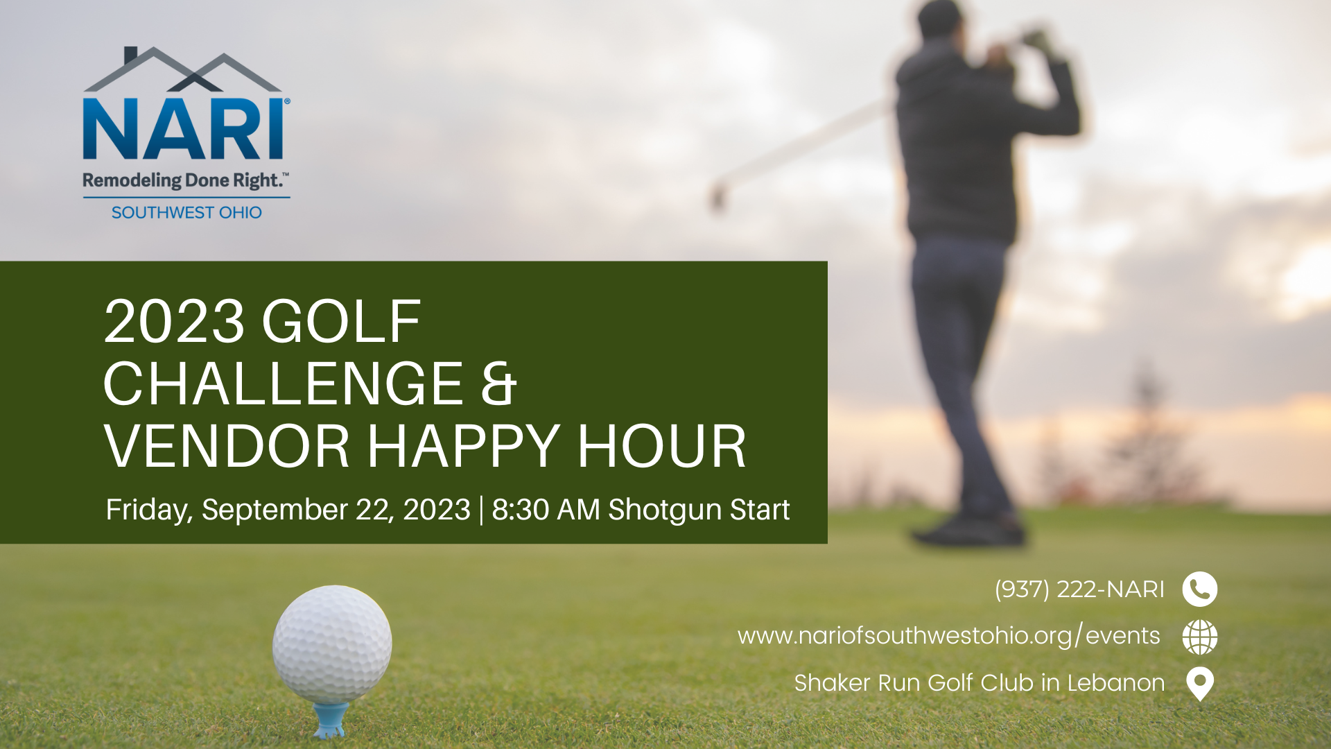 3rd Annual Golf Challenge & Vendor Happy Hour